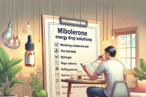 Qué hacer si sientes bajón de energía con Mibolerone
