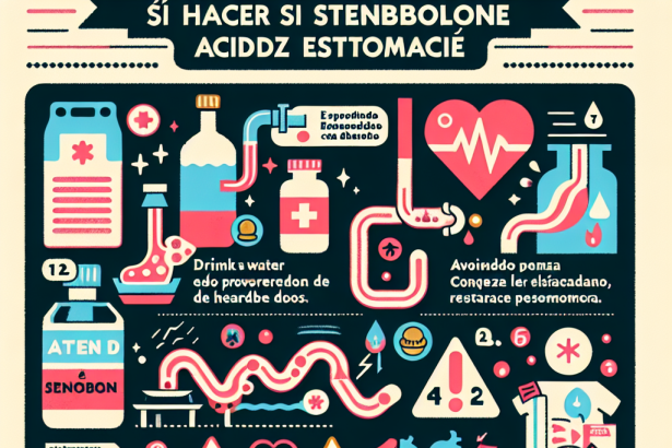 Qué hacer si Stenbolone provoca acidez estomacal