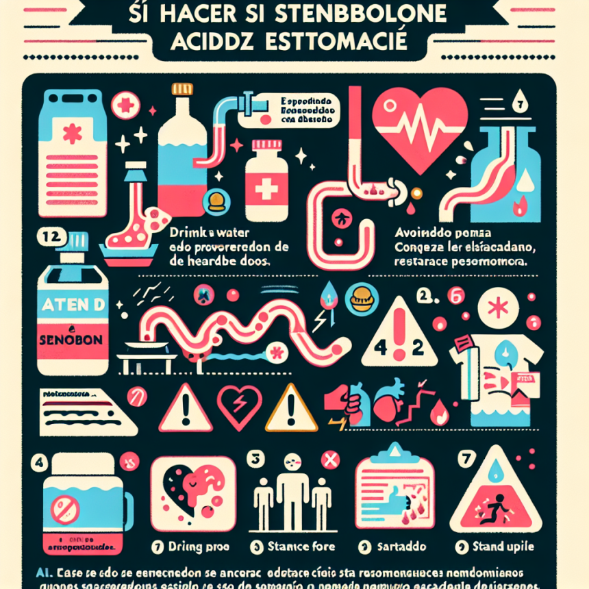Qué hacer si Stenbolone provoca acidez estomacal