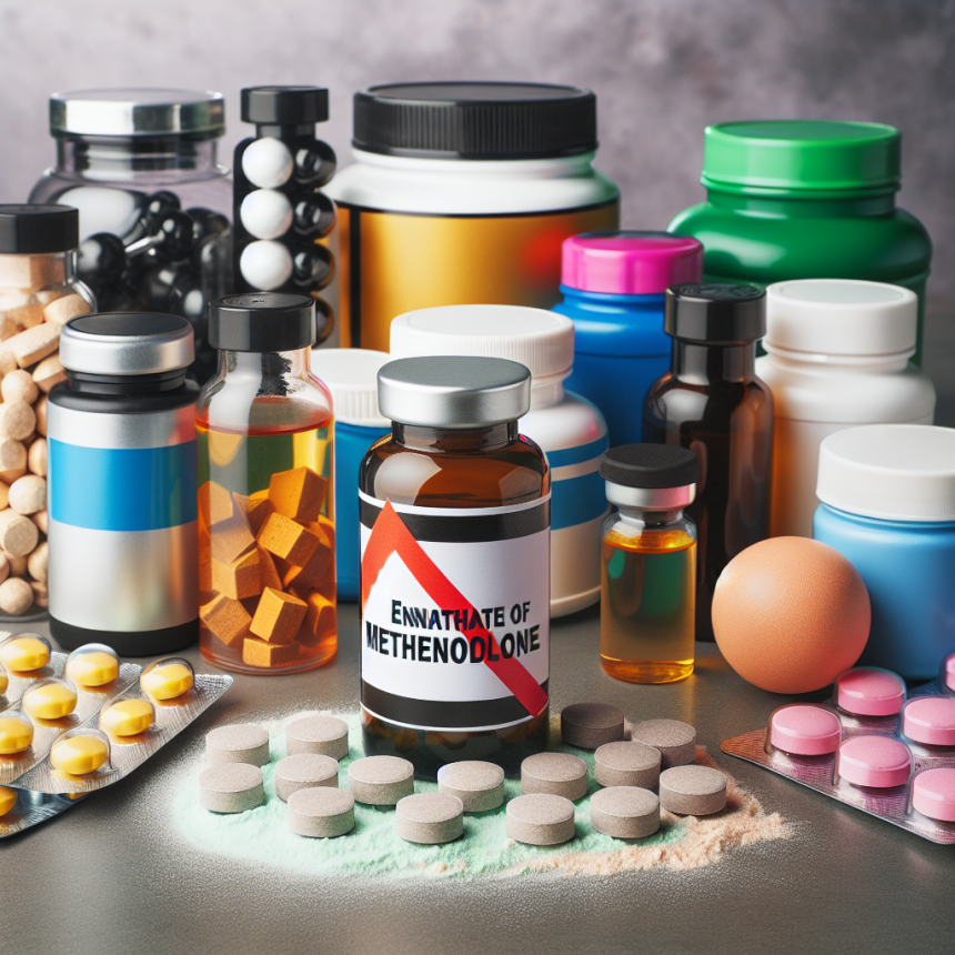Qué suplementos no deben coincidir con Enantato de metenolona