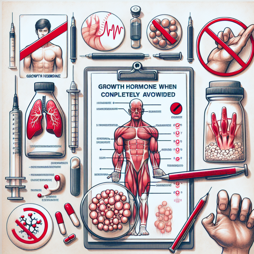 Cuándo evitar completamente Hormona del crecimiento
