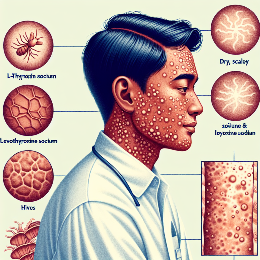Efectos sobre la piel tras usar L-Thyroxine Sodium/Levothyroxine Sodium (LT4 sodium)