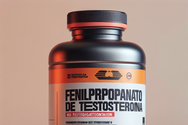 ¿Es necesario refrigerar Fenilpropionato de testosterona?