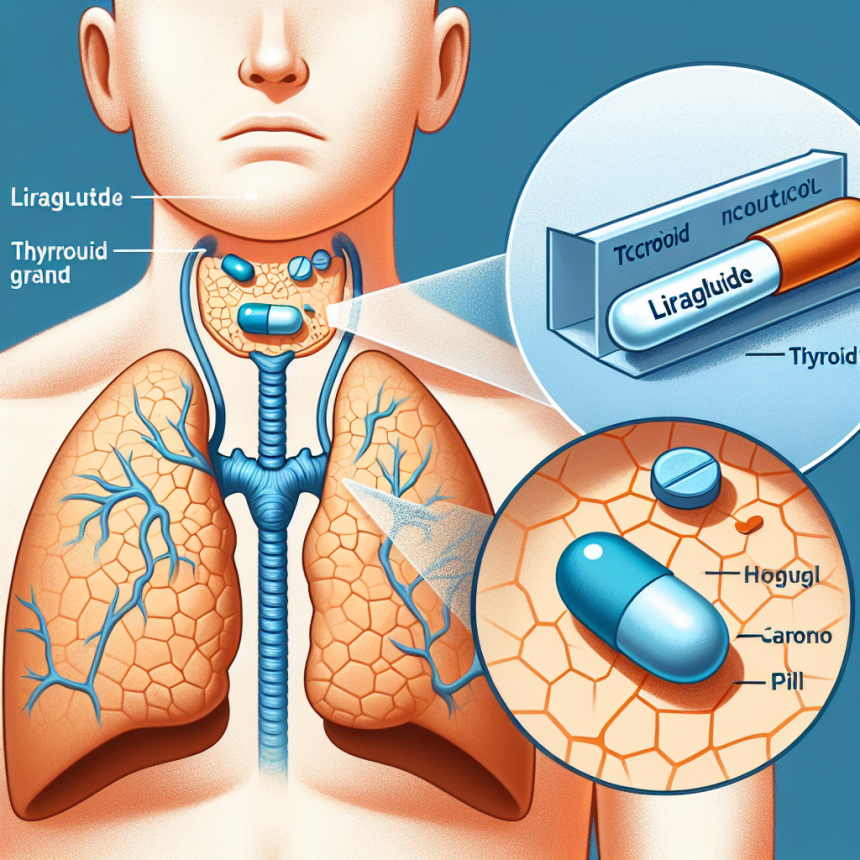 ¿Liraglutida afecta la función tiroidea?