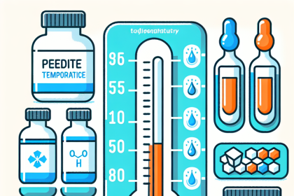 ¿Preparados de péptidos influye en la temperatura corporal?