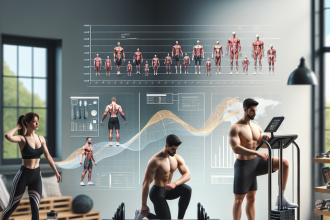 Preparativos para ganar masa muscular y cambios en la composición corporal