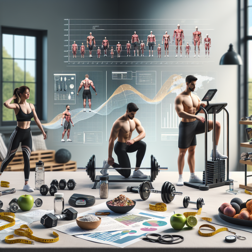 Preparativos para ganar masa muscular y cambios en la composición corporal