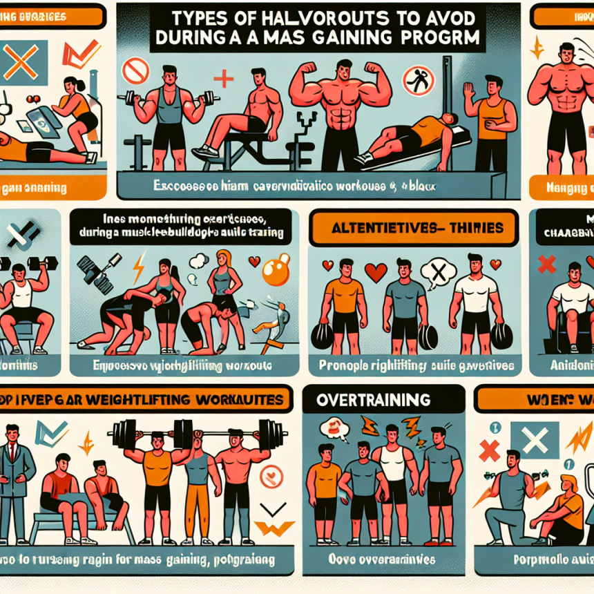 Qué formas de entrenamiento evitar con Preparativos para ganar masa muscular