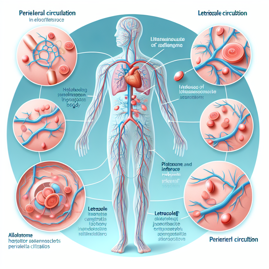 Cómo afecta Letrozol a la circulación periférica