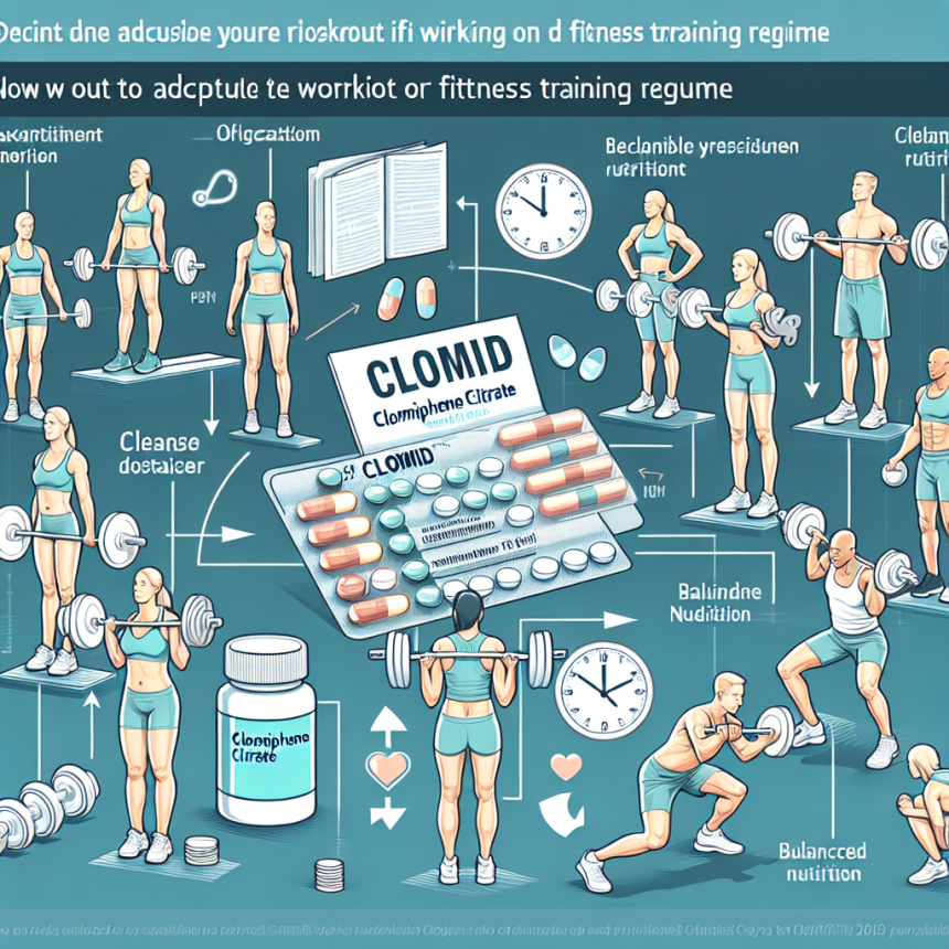 Cómo ajustar el entrenamiento al usar Clomid