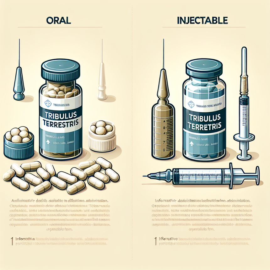 Diferencias entre Tribulus Terrestris oral e inyectable