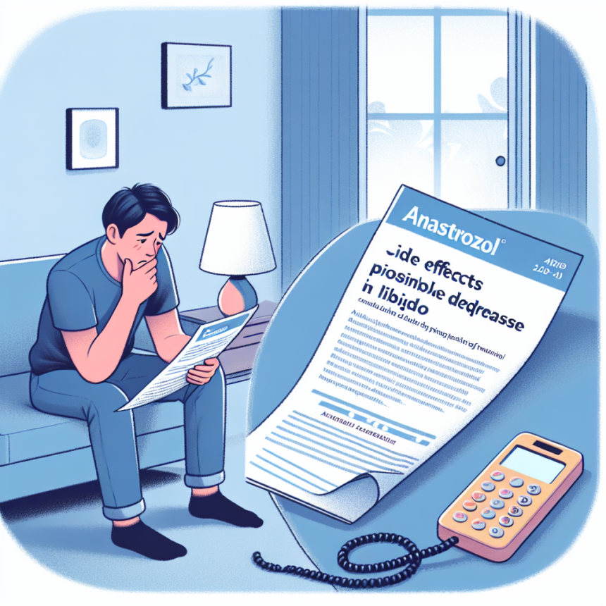 Qué hacer si Anastrozol produce bajón en el libido