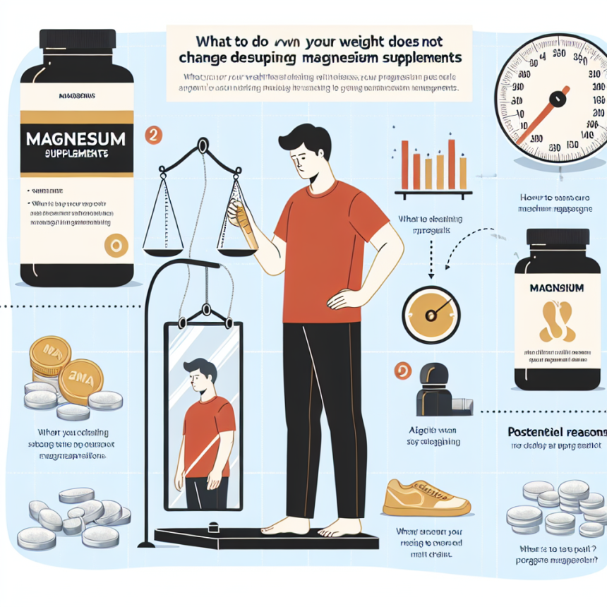 Qué hacer si tu peso no cambia con Magnesium