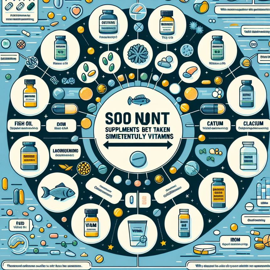 Qué suplementos no deben coincidir con Vitamines