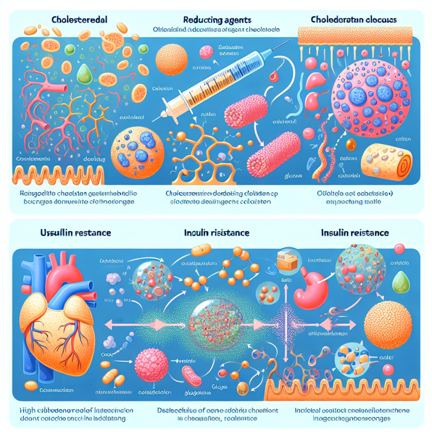 Colesterol - agentes reductores y resistencia a la insulina
