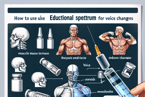 Cursos de esteroides para aumentar la masa muscular y cambios en la voz