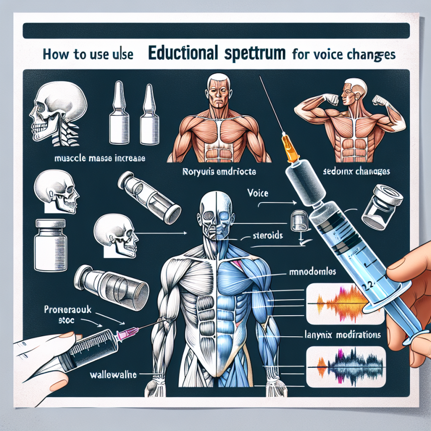 Cursos de esteroides para aumentar la masa muscular y cambios en la voz