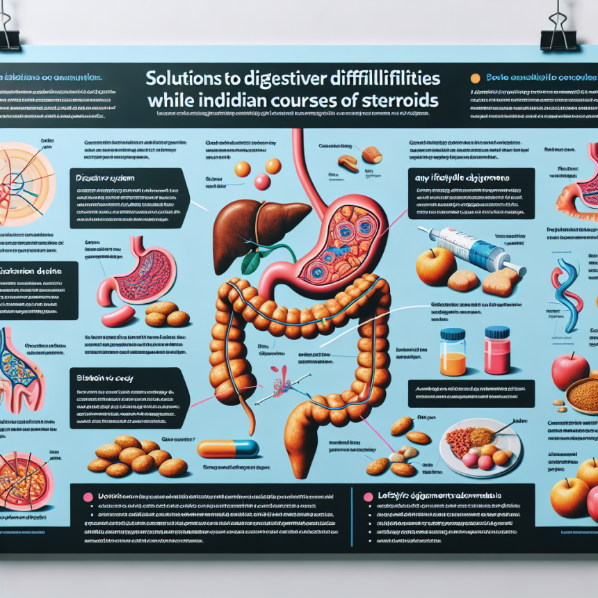 Dificultades digestivas con Esteroides Cursos en solitario: soluciones