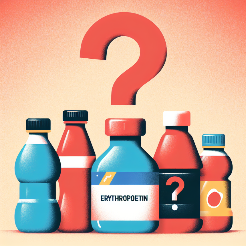 ¿Se puede mezclar Erythropoietin con bebidas deportivas?