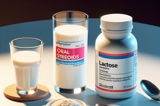 Esteroides orales y lactasa: si hay intolerancia
