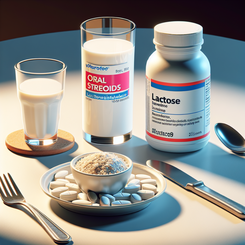 Esteroides orales y lactasa: si hay intolerancia