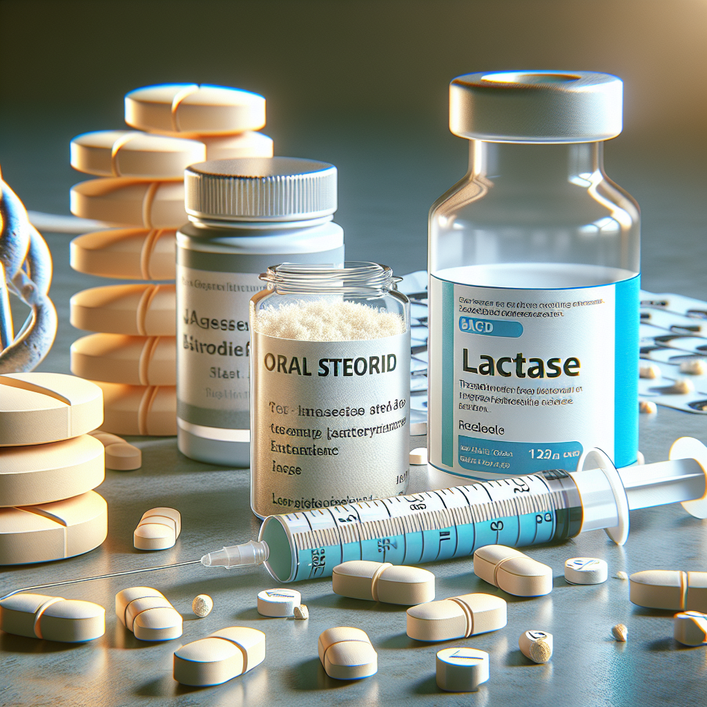 Esteroides orales y lactasa: si hay intolerancia