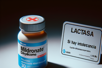Mildronate Dihydricume y lactasa: si hay intolerancia