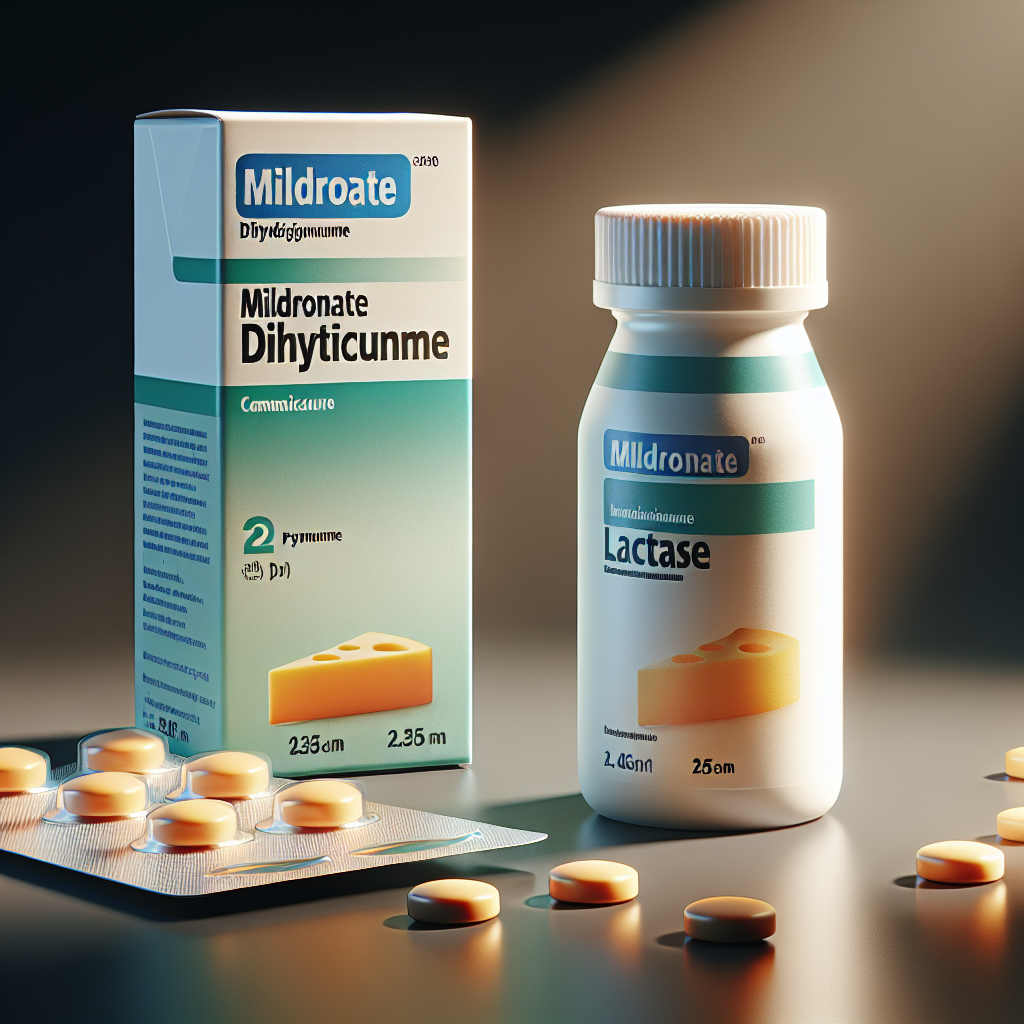 Mildronate Dihydricume y lactasa: si hay intolerancia