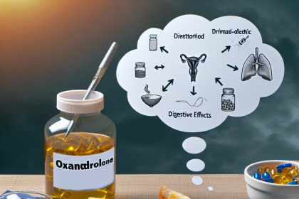 Oxandrolona con dieta alta en grasa: efectos digestivos