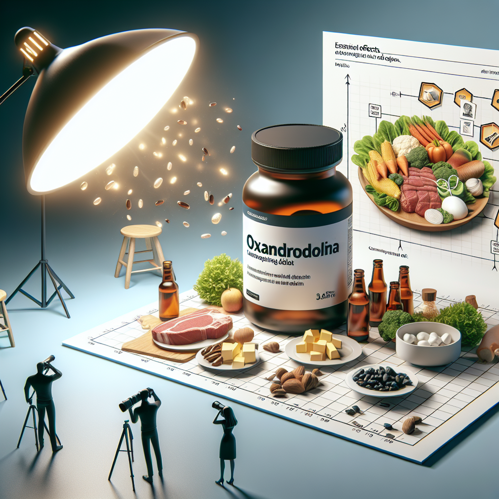 Oxandrolona con dieta alta en grasa: efectos digestivos