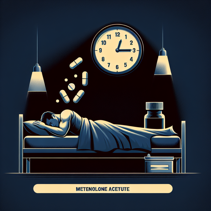 Qué hacer si Acetato de metenolona altera tu sueño